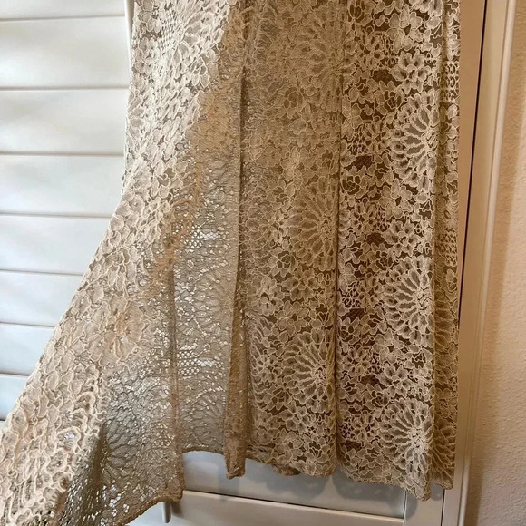 ALEXIS NWT Micah Maxi Lace Skirt Slit Front Mermaid - Picture 6 of 11